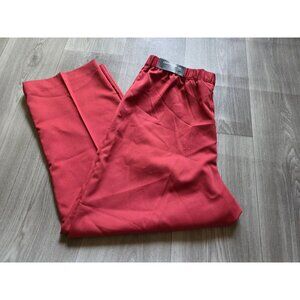Alfred Dunner Womens Classic Fit Pant 16P Red NWT
